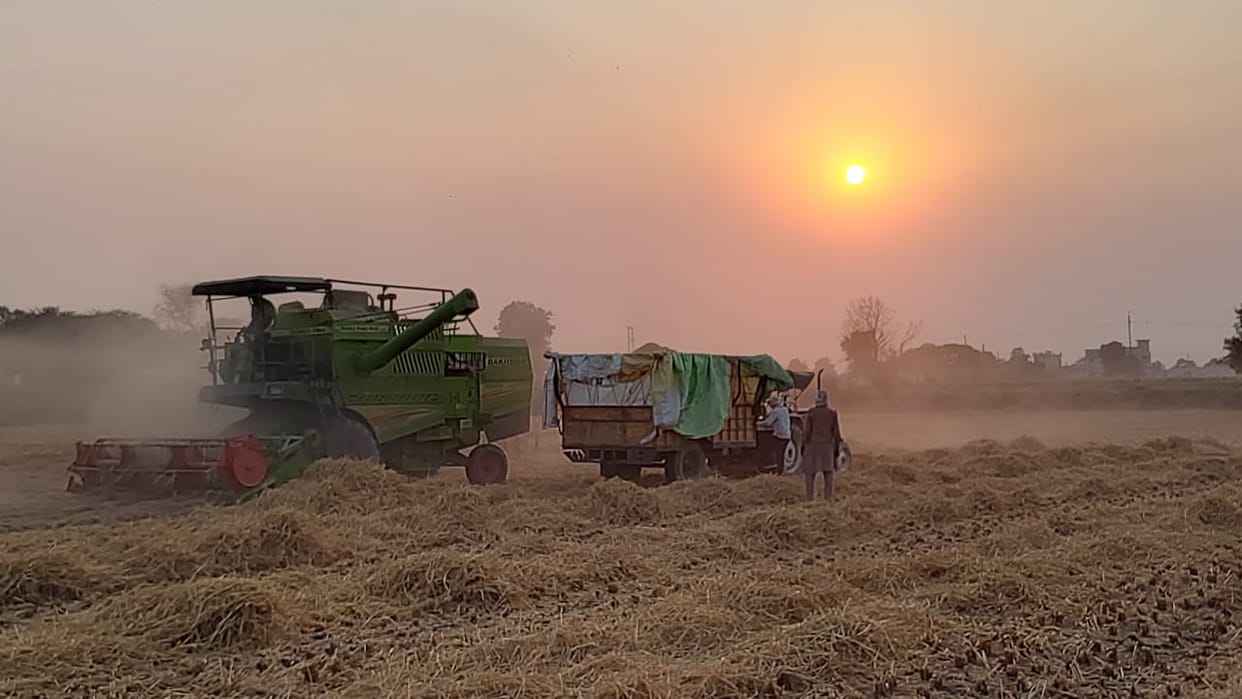 Case filed against eight farmers in two days for burning stubble