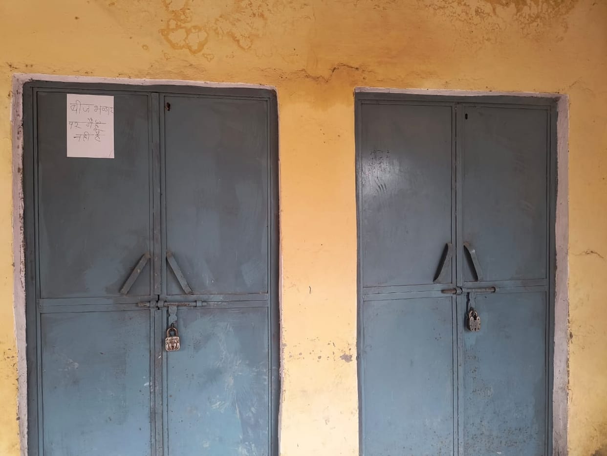 After fertilizer, now the locks are hanging on seed boxes, committees and warehouses.