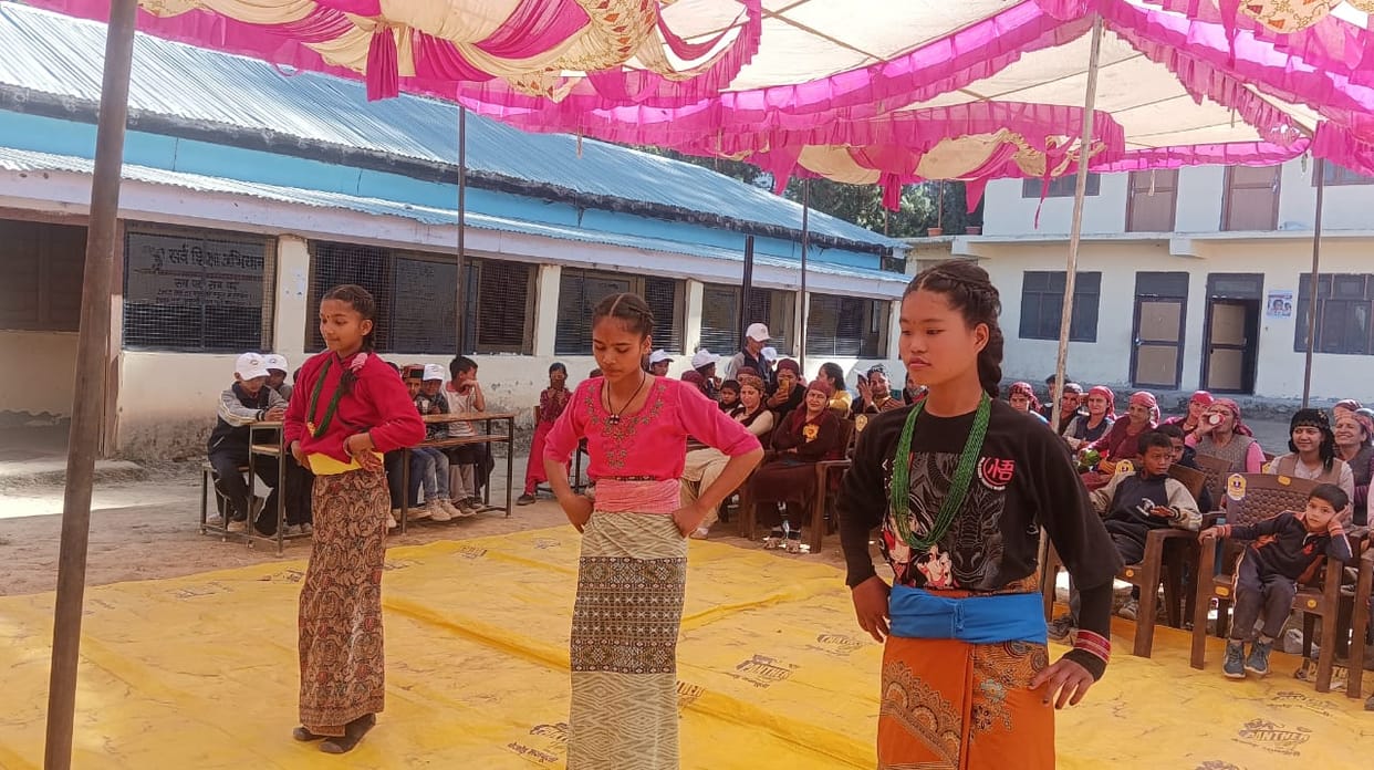 Annual function celebrated with pomp in Diswani School