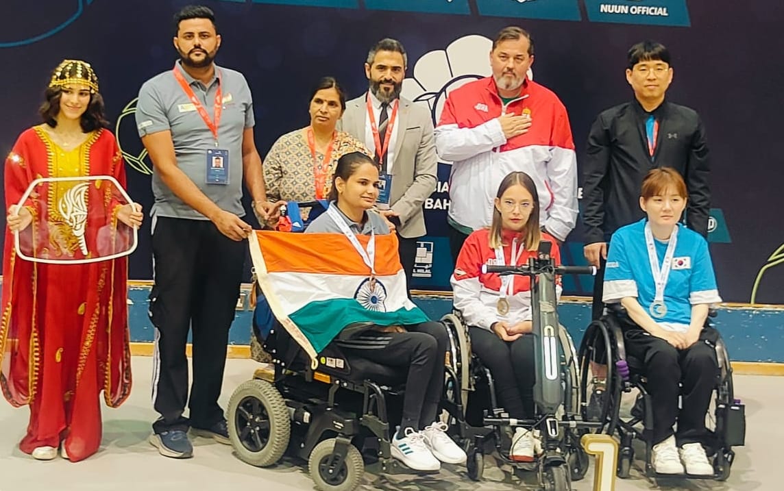 Pooja won silver and bronze medal in Boccia Challenger Series