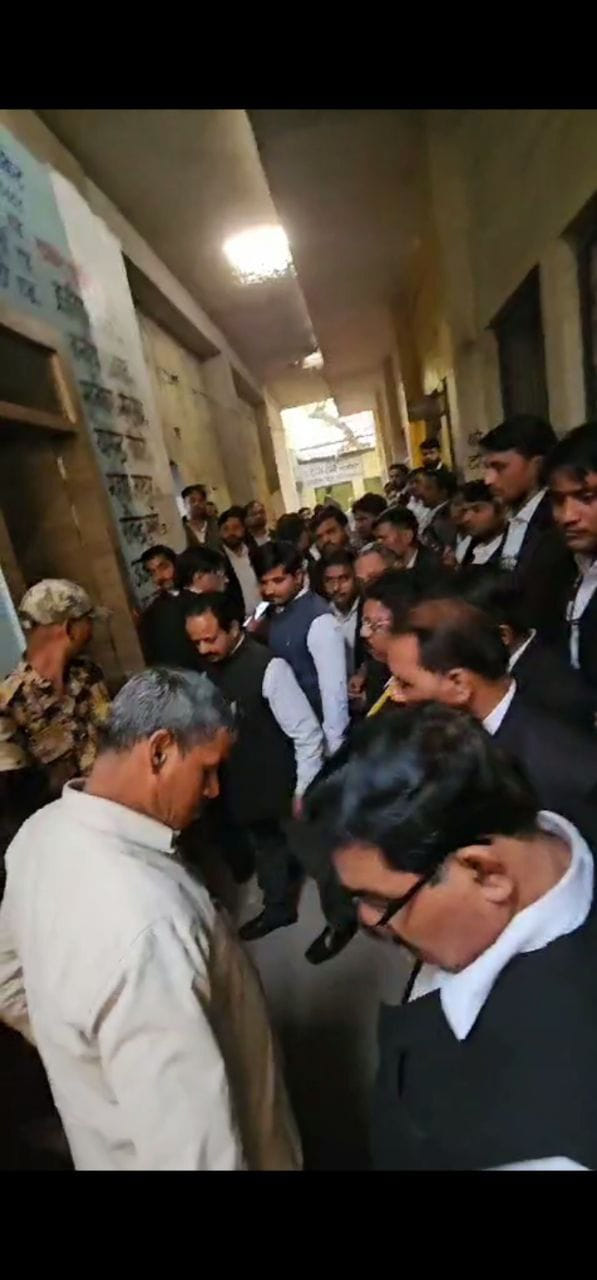 Bar officials removed illegal encroachment and locked the room
