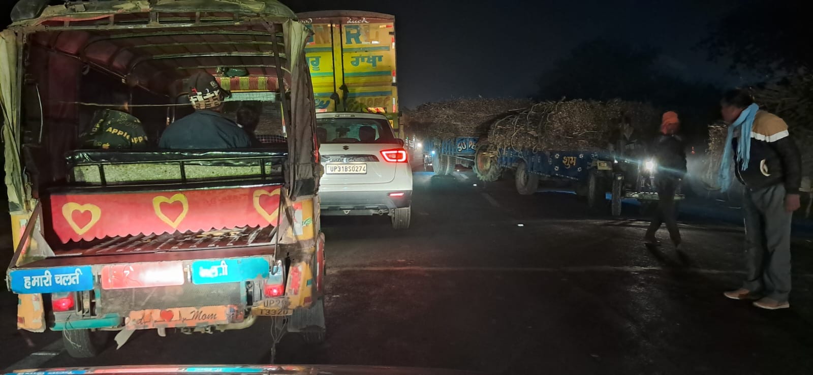 Bisalpur-Pilibhith highway jammed for hours, commuters troubled