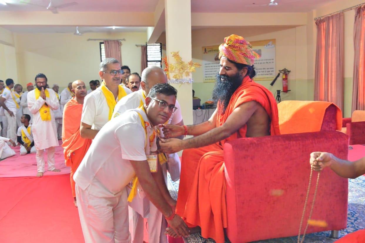 Took a pledge to spread yoga in my village and society