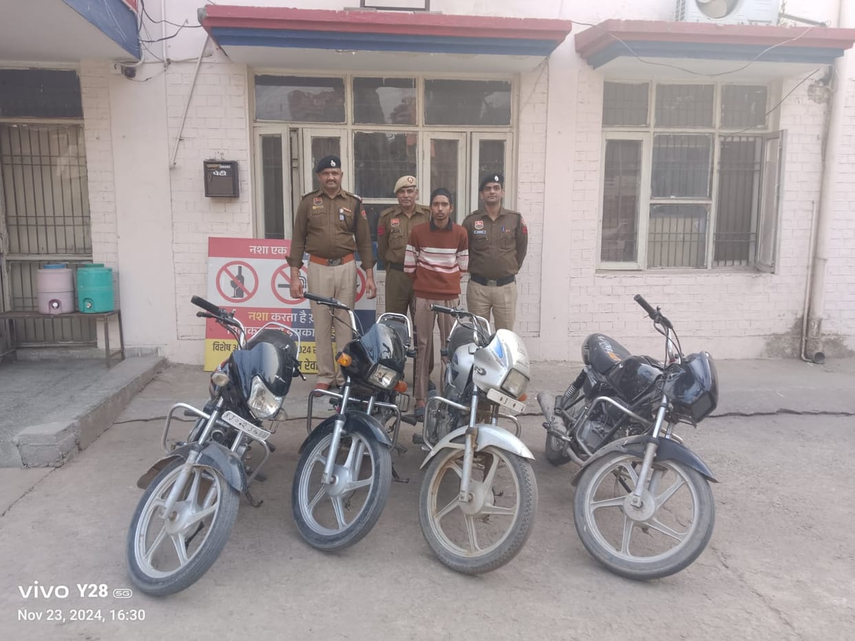 4 stolen bikes recovered, one accused arrested