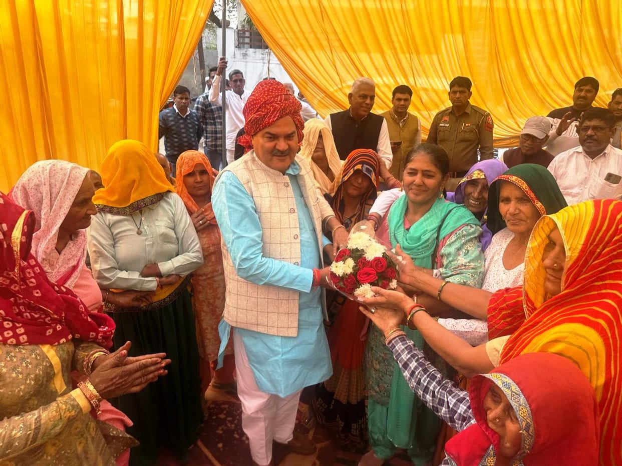Laxman Singh started tour from Saharanwas