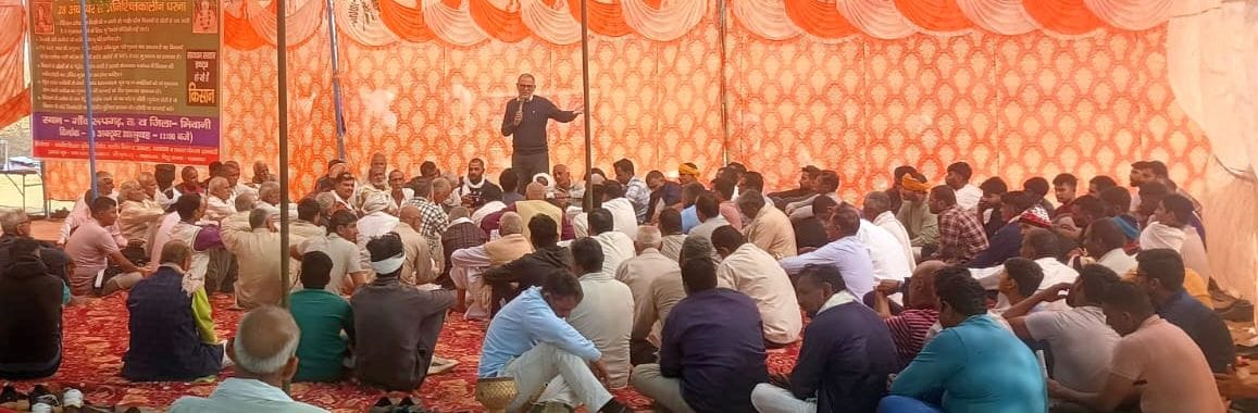 Farmer leaders and police administration came face to face regarding oil pipeline