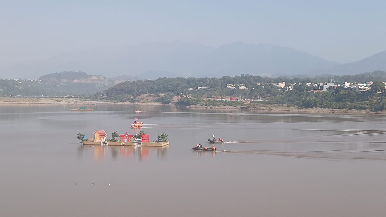 Army rescues villagers trapped on island, ensures safety of life and property