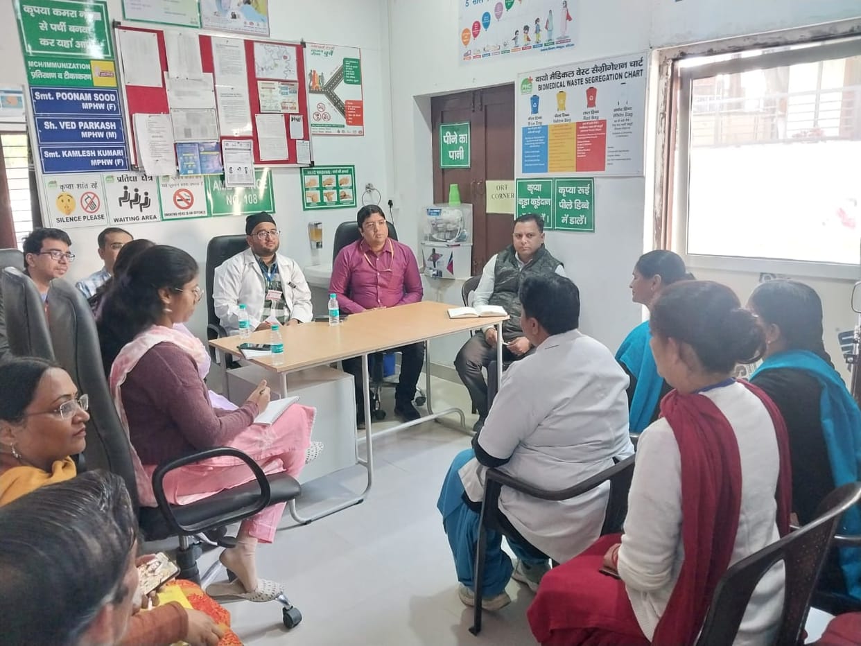 Visited Morni Health Center and examined medical facilities, gave instructions for improvement