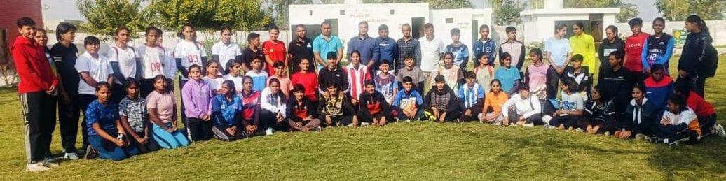 70 players took part in handball championship trials