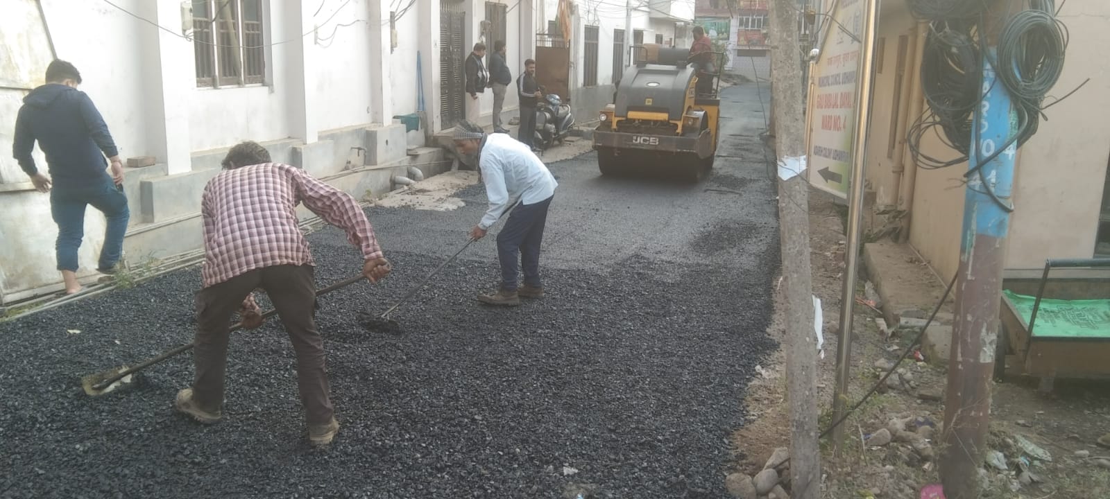 road work starts