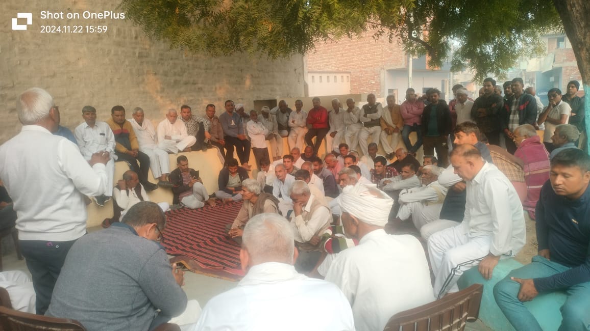 Naultha villagers mobilized against the cement plant
