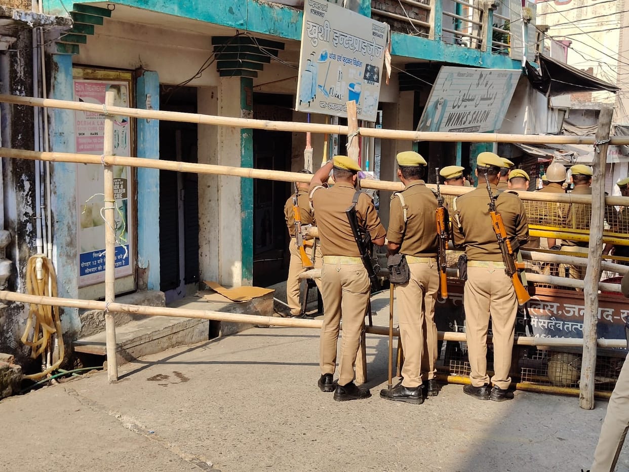 Tight security remained in the city on the second day of Friday