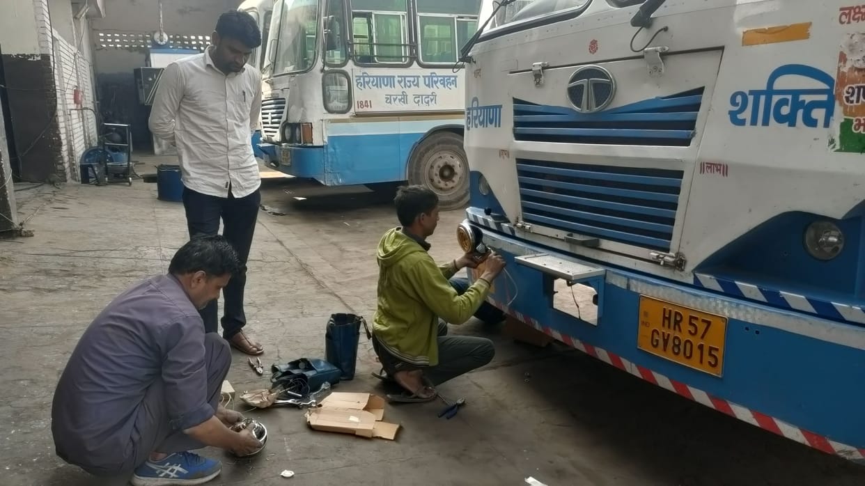 10 roadways buses exchanged from Hisar and Sirsa depots