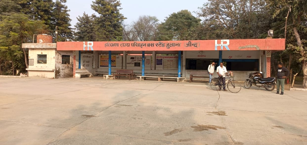 Roadways buses are not coming to the new bus stand of Julana