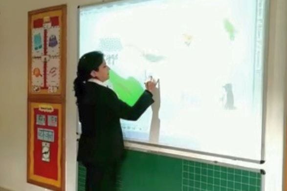 Government school students will also study on digital board