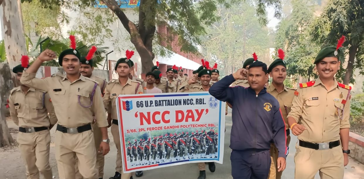Rallies and competitions were held on NCC Day