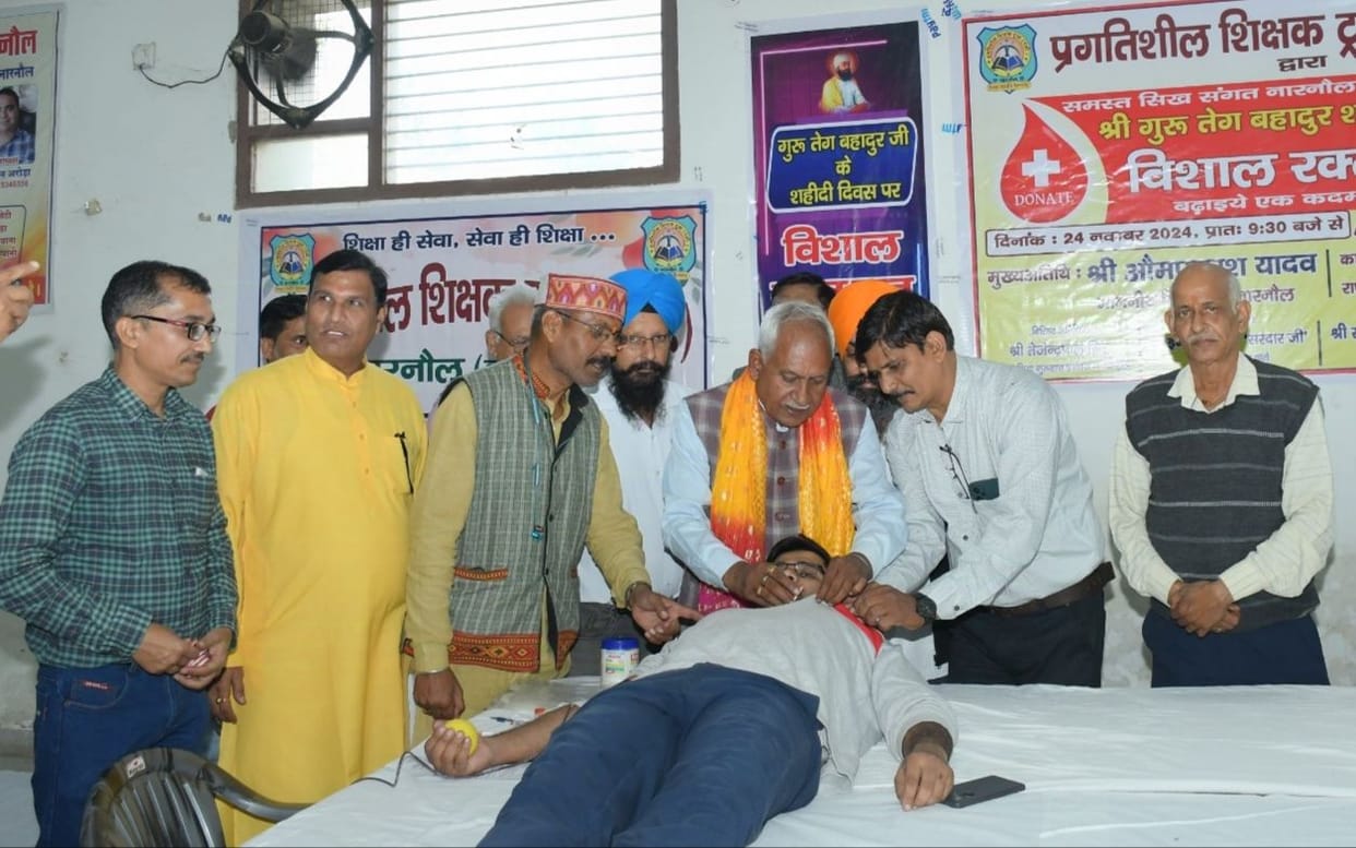 Donating blood does not cause weakness in the body: Om Prakash