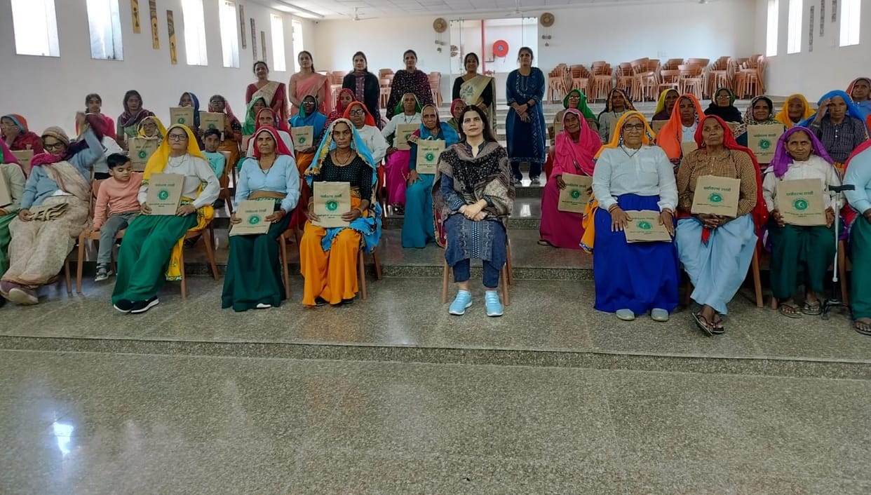 Jute bags distributed to newly literate women