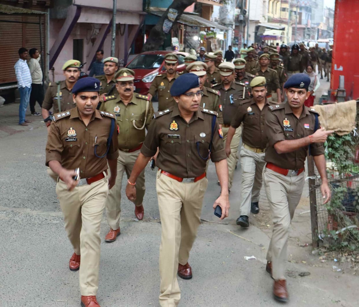 Police increased activity in mixed populated areas
