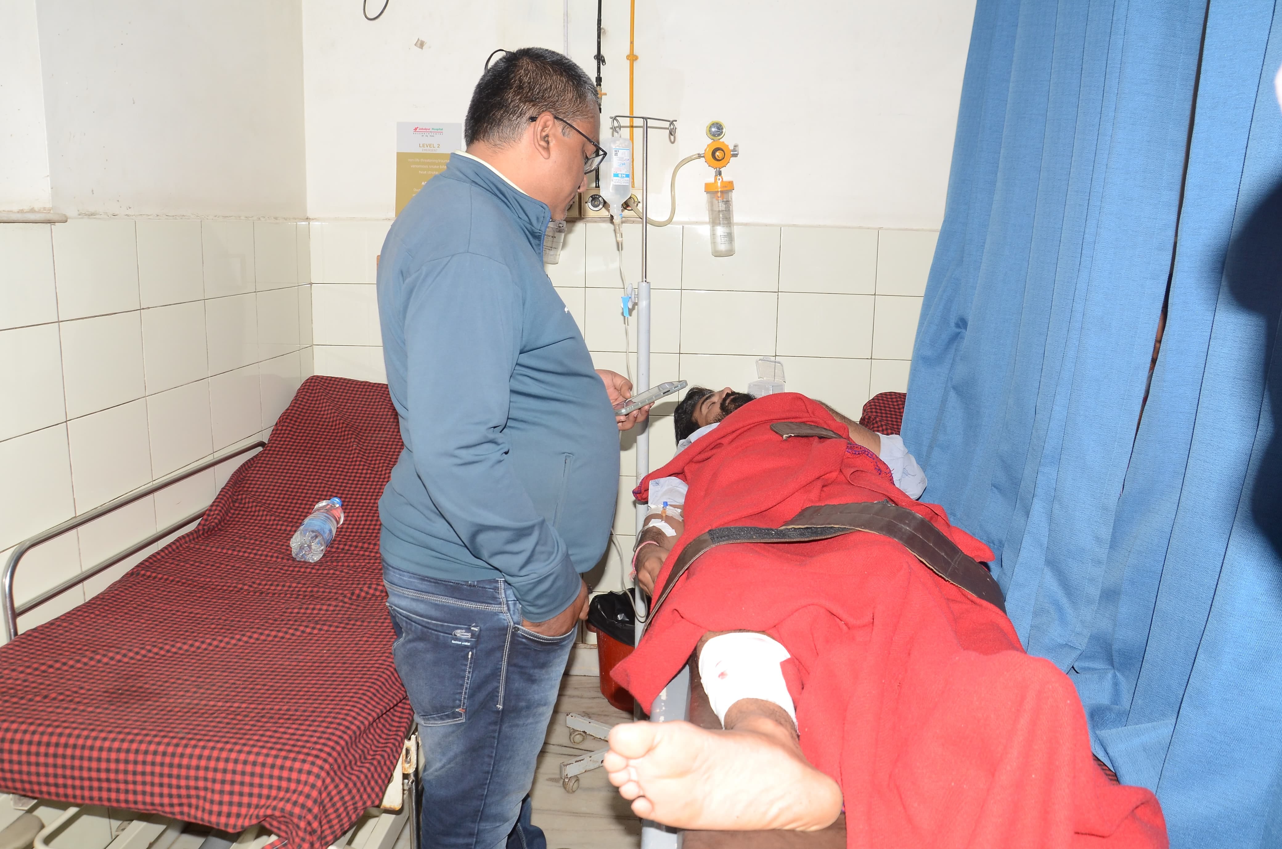 Jabalpur News Employee injured in blast in GIF admitted to private hospital for treatment