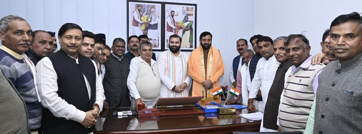 Khadi Institute directors and officials met Chief Minister Naib Singh