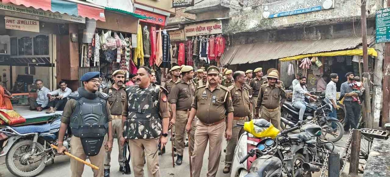 Report on 150 people pelting stones, 2 arrested