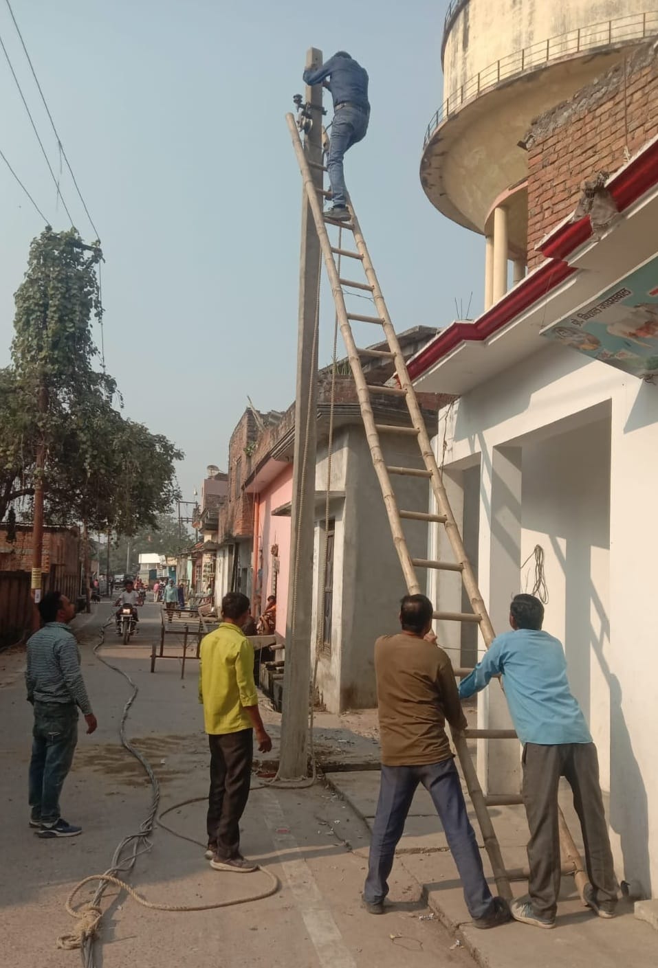 Electricity supply of many consumers could not be restored till evening on the second day also