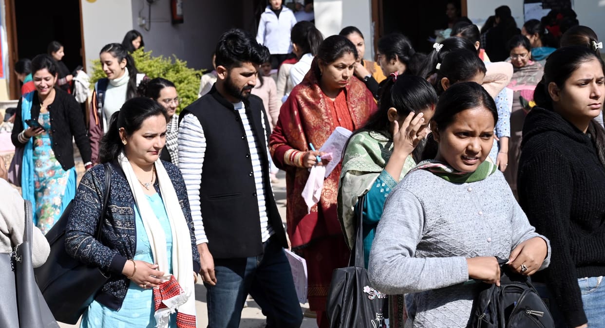 TGT exam in Aligarh