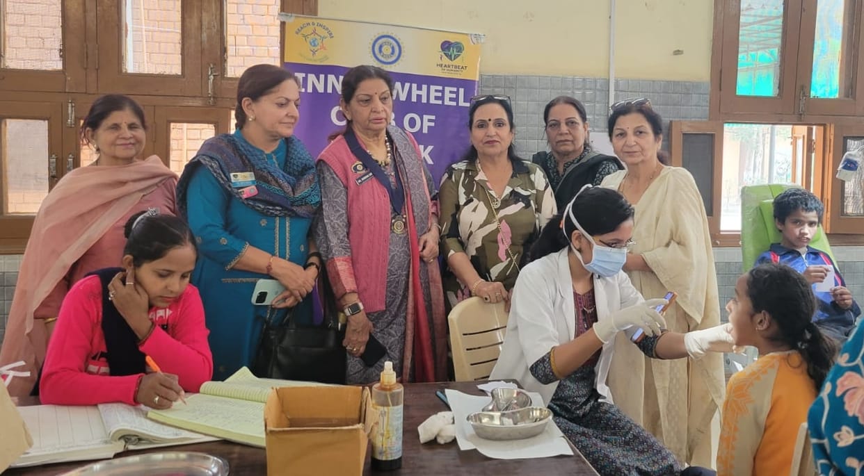 Innerwheel Club checked teeth of 47 children