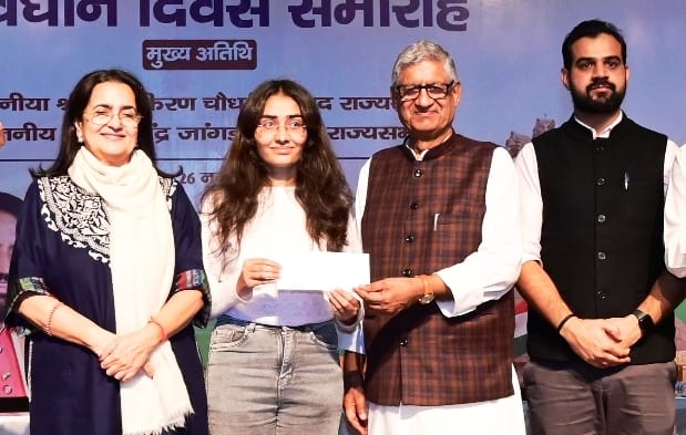 Anjali first in poster making competition