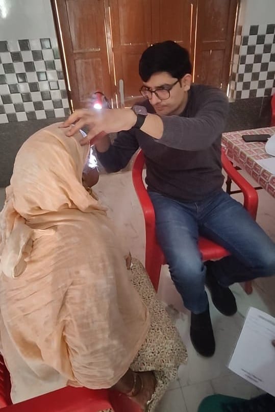 425 people got their eyes examined, 65 will have cataract operation