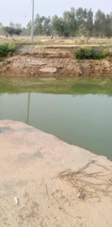 The road to the village Chausar Hardo Patti has not been built yet