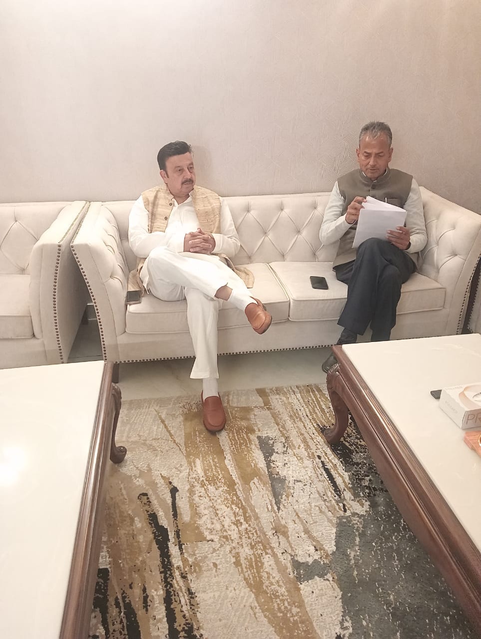 Former minister Dr. Abhay Yadav met the Industry Minister