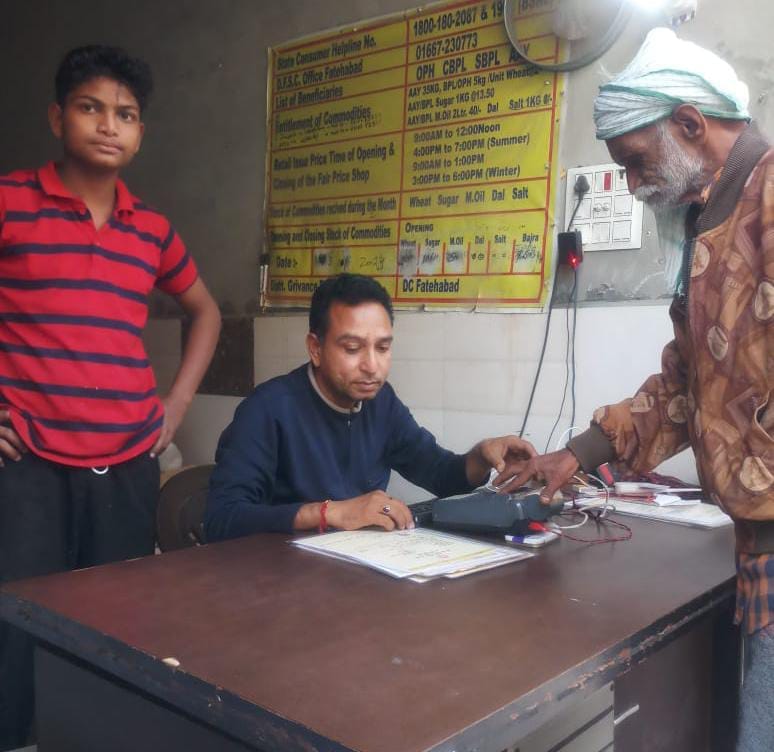 The number of eligible people taking ration doubled in two years