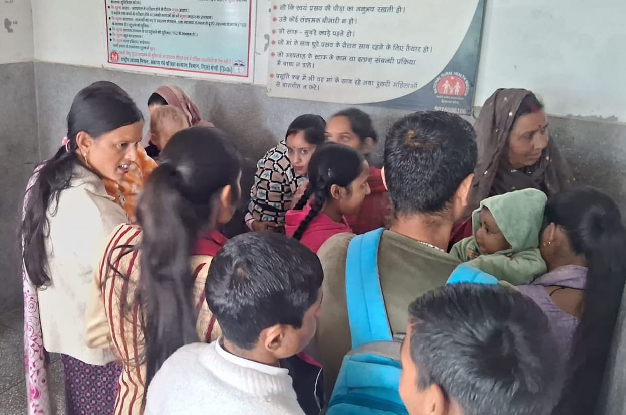 Children affected by fever in Jogindernagar