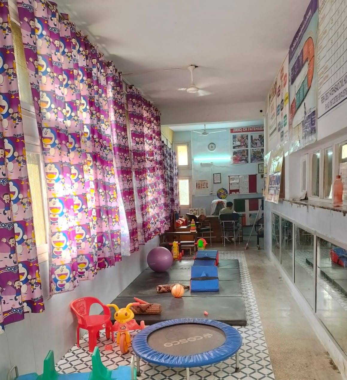 After three years, the District Early Intervention Center again shifted to Civil Hospital building.