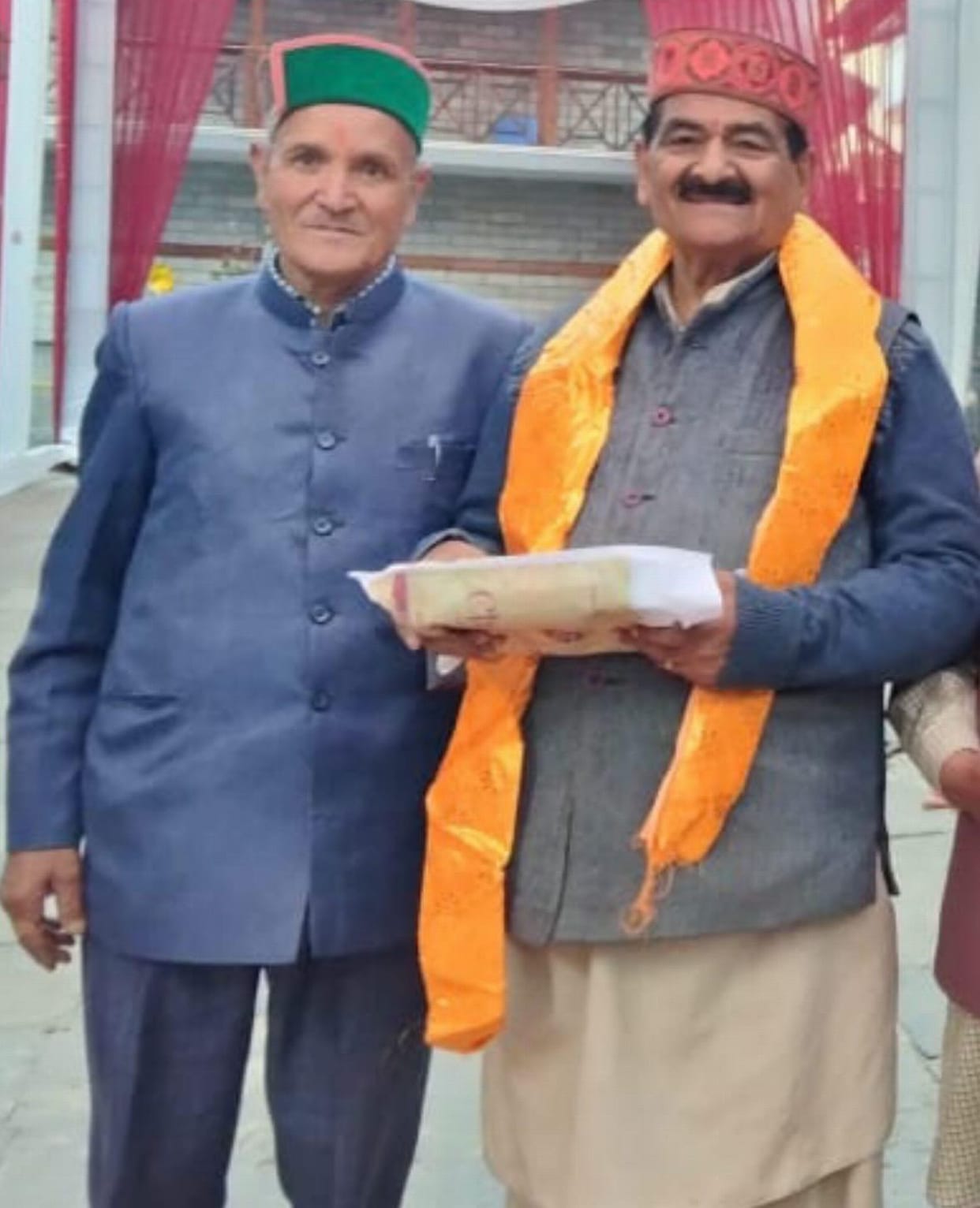 Invitation for consecration sent to Vikramaditya and Maheshwar