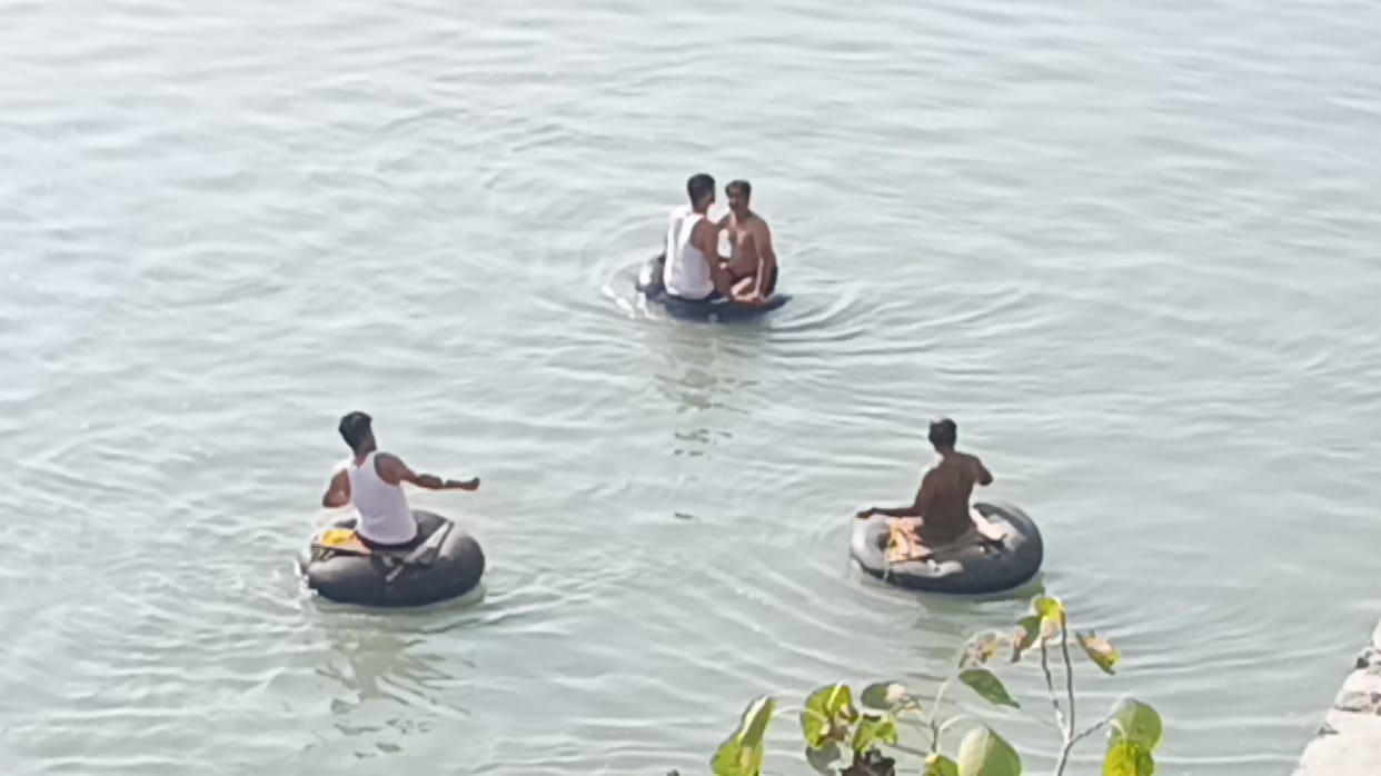 Two young men drowned while bathing in the Yamuna.