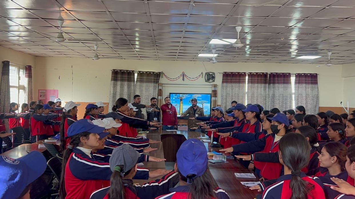 ASUI launched drug free campaign in girls school Rampur