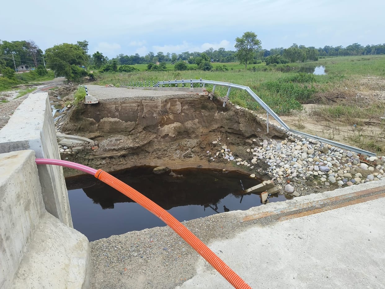 Broken bridges have become wells of death
