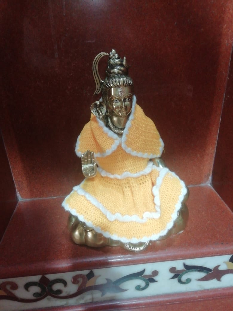 The idol stolen from Siddhapeeth Sadashiv temple was recovered from a sugarcane field