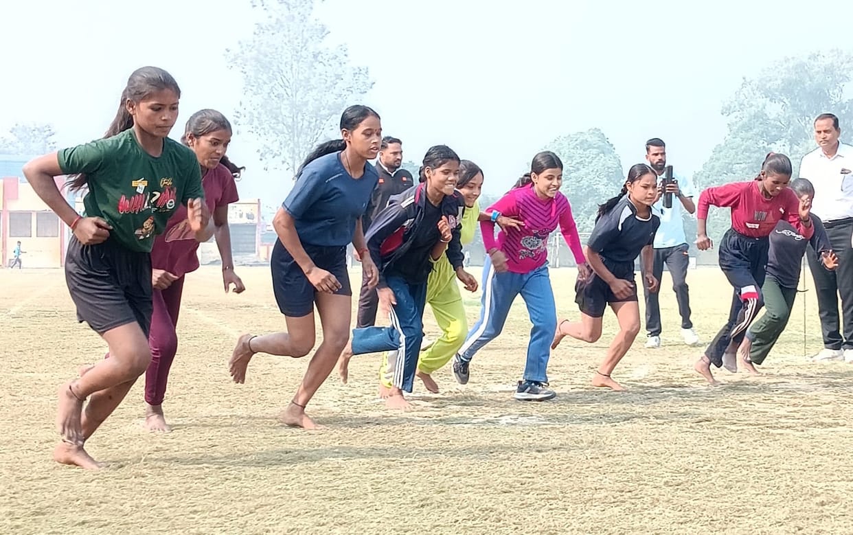 Nisha won the 100m race and Jaya won the 800m race
