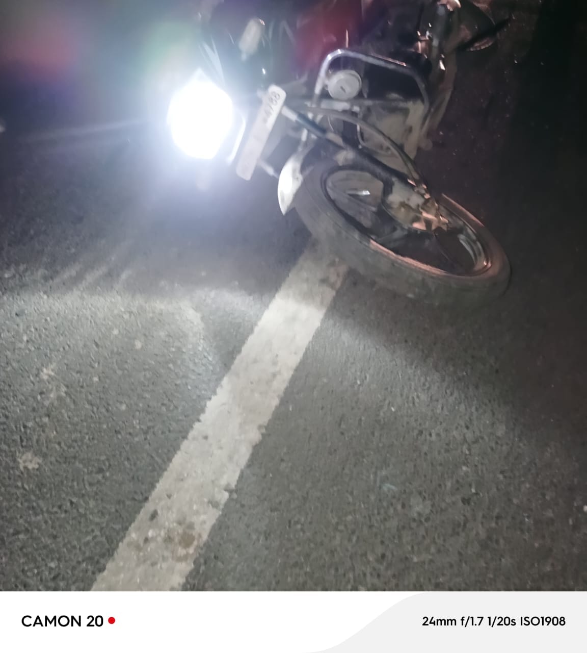 Bike collided with trolley, two injured