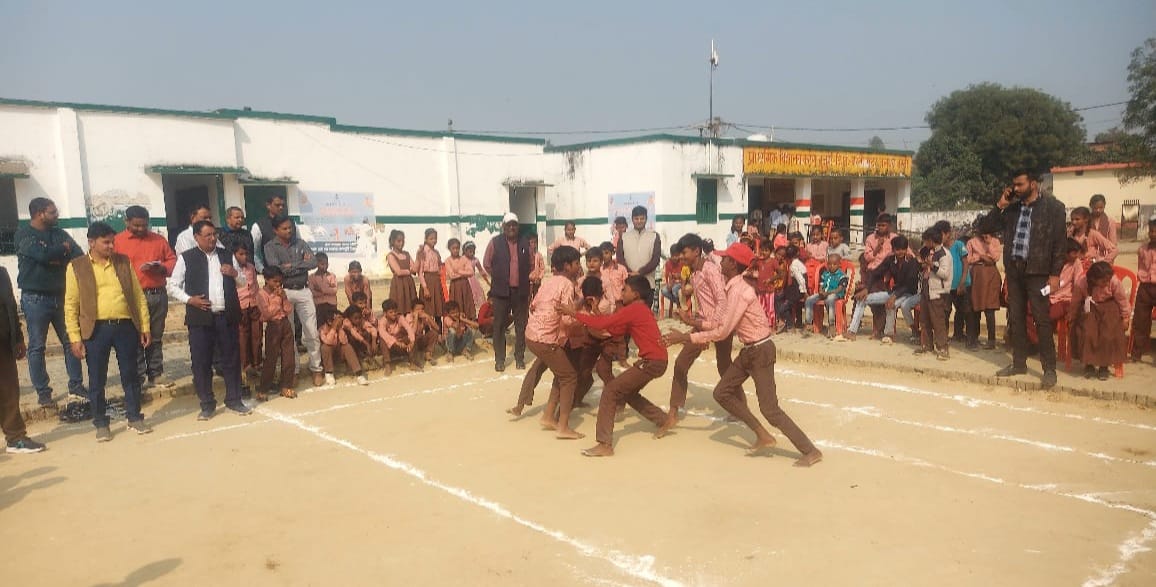 Ganeshpur dominates in Kho-Kho, Parsa Jagir dominates in Kabaddi.