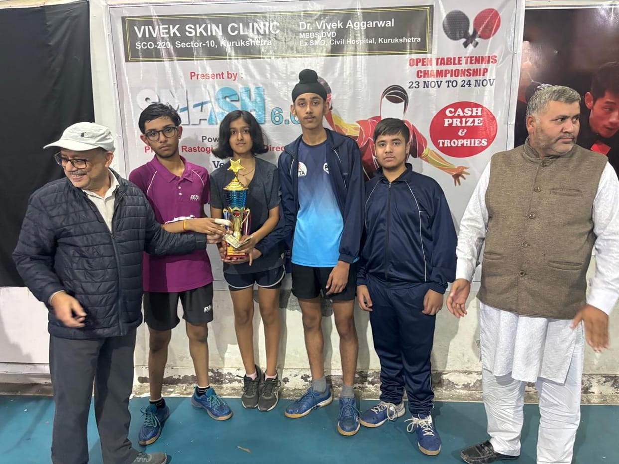 District players won many medals in table tennis