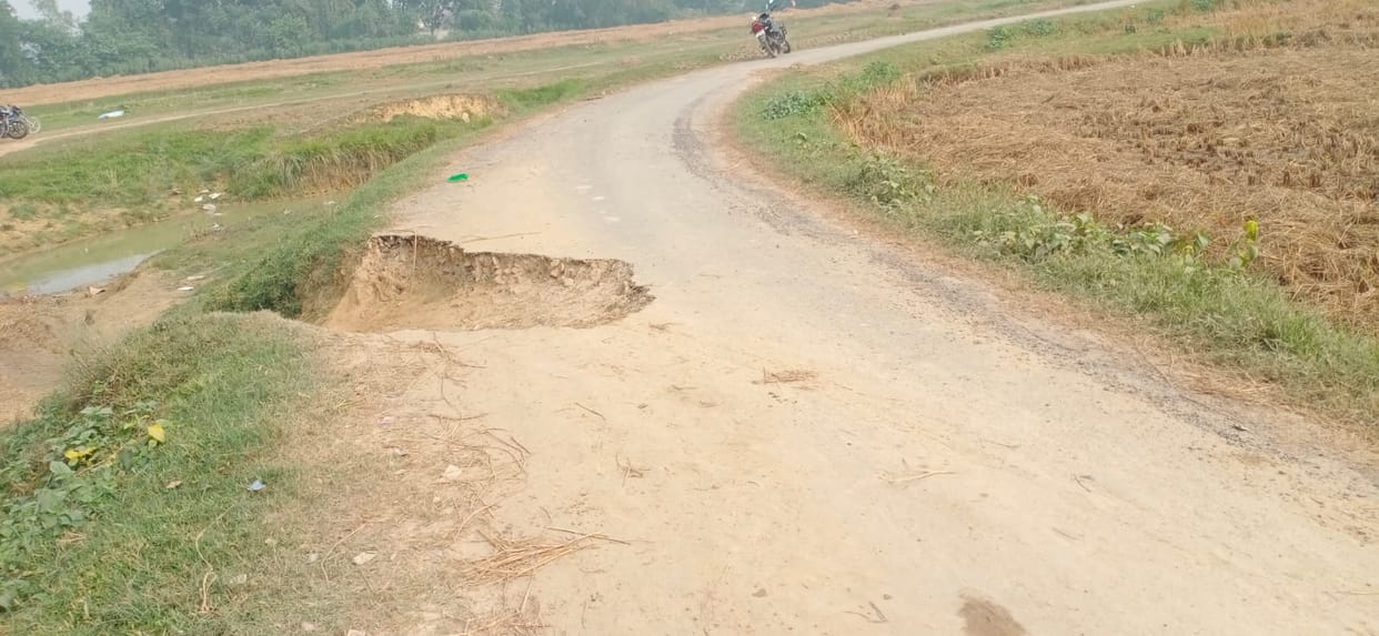 'Road' made by cutting road on Nepal border, smuggling rampant