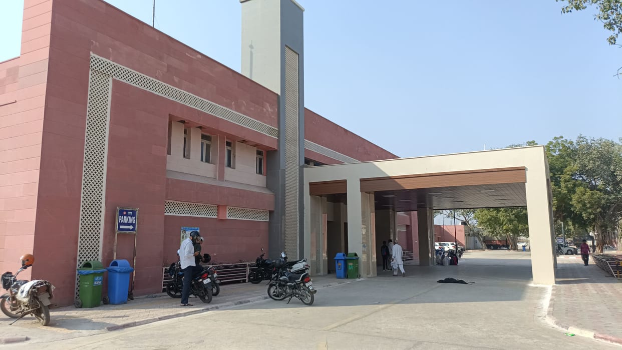 Rail operations started from platform number one of Bhiwani Junction