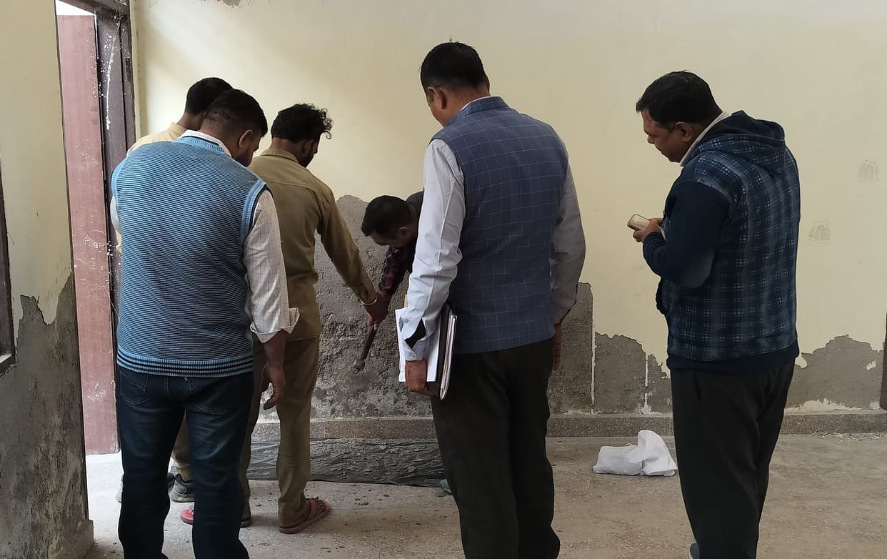 The team of Chief Minister's Flying Squad took samples