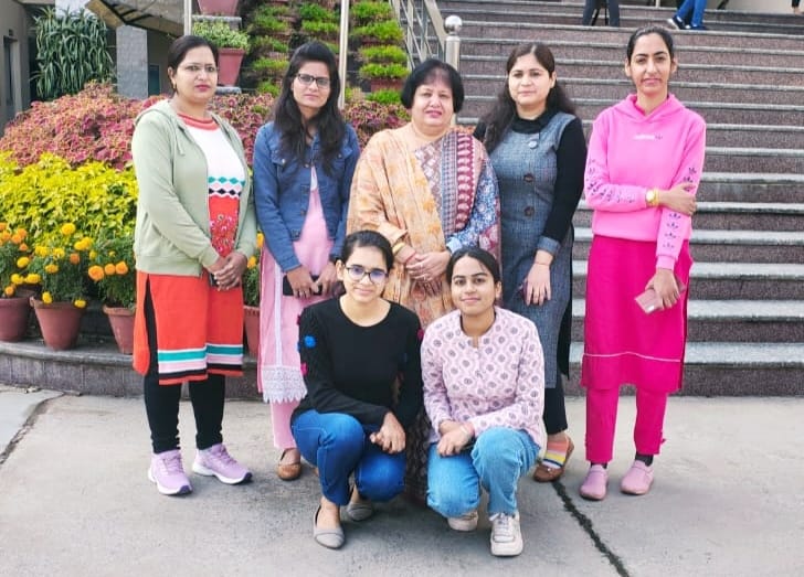Priyanka got fourth position and Monica got ninth position in the merit list of the university.