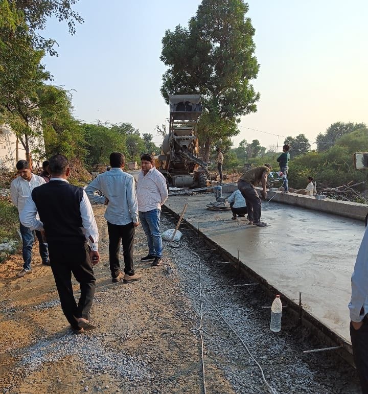 Pollution Control Board stopped construction work in Nangal Chaudhary